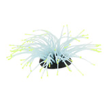 Maxbell 1 Pc Glowing Silicone Aquarium Fish Tank Decor Artificial Sea Anemone Yellow