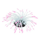 Maxbell 1 Pc Glowing Silicone Aquarium Fish Tank Decor Artificial Sea Anemone Pink