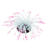 Maxbell 1 Pc Glowing Silicone Aquarium Fish Tank Decor Artificial Sea Anemone Pink