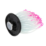 Maxbell 1 Pc Glowing Silicone Aquarium Fish Tank Decor Artificial Sea Anemone Pink