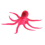 Maxbell Lifelike Artificial Octopus Glowing Aquarium Decoration Ornament Red