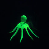 Maxbell Lifelike Artificial Octopus Glowing Aquarium Decoration Ornament Red