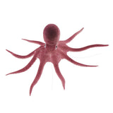 Maxbell Lifelike Artificial Octopus Glowing Aquarium Decoration Ornament Brown