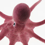 Maxbell Lifelike Artificial Octopus Glowing Aquarium Decoration Ornament Brown