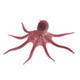 Maxbell Lifelike Artificial Octopus Glowing Aquarium Decoration Ornament Brown
