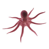 Maxbell Lifelike Artificial Octopus Glowing Aquarium Decoration Ornament Brown