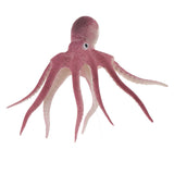Maxbell Lifelike Artificial Octopus Glowing Aquarium Decoration Ornament Brown