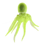 Maxbell Lifelike Artificial Octopus Glowing Aquarium Decoration Ornament Yellow