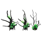 Maxbell Aquatic Grass Artificial Tree Decor Grass for Home Fish Tank Small Leaves