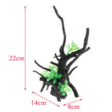 Maxbell Aquatic Grass Artificial Tree Decor Grass for Home Fish Tank Small Leaves