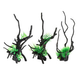 Maxbell Aquatic Grass Artificial Tree Decor Grass for Home Fish Tank Small Leaves