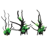 Maxbell Aquatic Grass Artificial Tree Decor Grass for Home Fish Tank Small Leaves