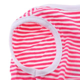 Maxbell Star Pattern Pet Puppy Dog Cat Pet Clothes Dress Vest T Shirt Rose Red-S