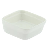 Maxbell 1 Pair Small Ceramic Bowl Pet Hamster Rabbit Feeding Bowl White