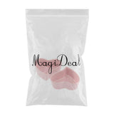 Maxbell 1 Pair Small Ceramic Bowl Pet Hamster Rabbit Feeding Bowl Pink_Heart