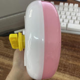 Maxbell Jogging Hamster Non-slip Running Spinner Sports Wheel Exercise Toy  Pink