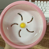 Maxbell Jogging Hamster Non-slip Running Spinner Sports Wheel Exercise Toy  Pink