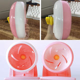 Maxbell Jogging Hamster Non-slip Running Spinner Sports Wheel Exercise Toy  Pink
