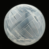 Maxbell Hamster Crystal Running Ball Gerbil Rat Clear Plastic Exercise Ball white