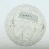 Maxbell Hamster Crystal Running Ball Gerbil Rat Clear Plastic Exercise Ball white