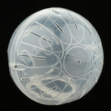 Maxbell Hamster Crystal Running Ball Gerbil Rat Clear Plastic Exercise Ball white