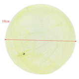 Maxbell Hamster Crystal Running Ball Gerbil Rat Clear Plastic Exercise Ball yellow
