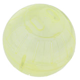 Maxbell Hamster Crystal Running Ball Gerbil Rat Clear Plastic Exercise Ball yellow