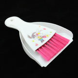 Maxbell Hand Broom and Dustpan Mini Dustpan Brush Nesting Tiny Clean Broom for Pets