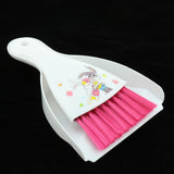 Maxbell Hand Broom and Dustpan Mini Dustpan Brush Nesting Tiny Clean Broom for Pets