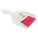 Maxbell Hand Broom and Dustpan Mini Dustpan Brush Nesting Tiny Clean Broom for Pets