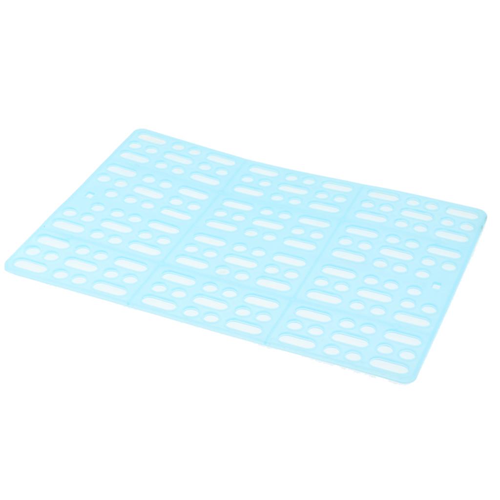 Maxbell Rabbit Pad for Cages Hamster and Other Small Animal Cage Hole Mats Blue