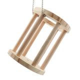 Maxbell Hay Feeder Rack Rabbit Natural Wooden Hay Manger Food Dispenser