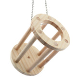 Maxbell Hay Feeder Rack Rabbit Natural Wooden Hay Manger Food Dispenser