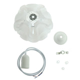 Maxbell Modern Pendant Lamp Shade Chandelier Lamp Shade for E27 Lamp  White