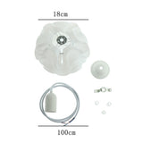 Maxbell Modern Pendant Lamp Shade Chandelier Lamp Shade for E27 Lamp  White