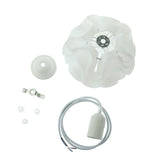 Maxbell Modern Pendant Lamp Shade Chandelier Lamp Shade for E27 Lamp  White