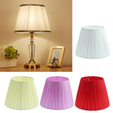 Maxbell Simple and Stylish Fabric Table Lamp Cloth Cover House Decoration Purple