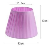 Maxbell Simple and Stylish Fabric Table Lamp Cloth Cover House Decoration Purple