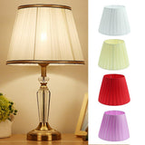Maxbell Simple and Stylish Fabric Table Lamp Cloth Cover House Decoration Purple