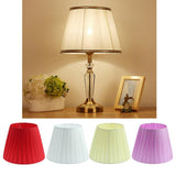 Maxbell Simple and Stylish Fabric Table Lamp Cloth Cover House Decoration Purple