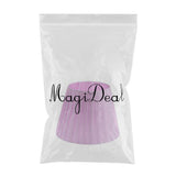 Maxbell Simple and Stylish Fabric Table Lamp Cloth Cover House Decoration Purple