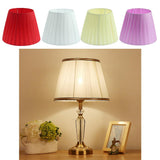 Maxbell Simple and Stylish Fabric Table Lamp Cloth Cover House Decoration Purple