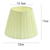 Maxbell Simple and Stylish Fabric Table Lamp Cloth Cover House Decoration Yellow