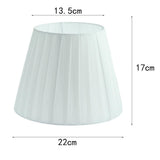 Maxbell Simple and Stylish Fabric Table Lamp Cloth Cover House Decoration White