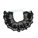 Maxbell Cat Bandana Collar Cat Dog Lace Bibs Scarf Collar Puppy Neck Bandana Black