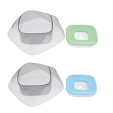 Maxbell Pet Dog Not Wet Mouth Splashing Floating Bowl Stainless Steel Dog Dish Blue