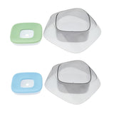 Maxbell Pet Dog Not Wet Mouth Splashing Floating Bowl Stainless Steel Dog Dish Blue