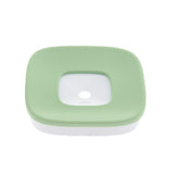 Maxbell Pet Dog Not Wet Mouth Splashing Floating Bowl Stainless Steel Dog Dish Green