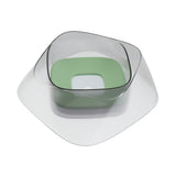 Maxbell Pet Dog Not Wet Mouth Splashing Floating Bowl Stainless Steel Dog Dish Green