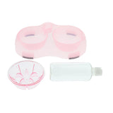 Maxbell Pet Food Water Feeder Pet Automatic Waterer Dog Cat Water Food Bowl Pink S